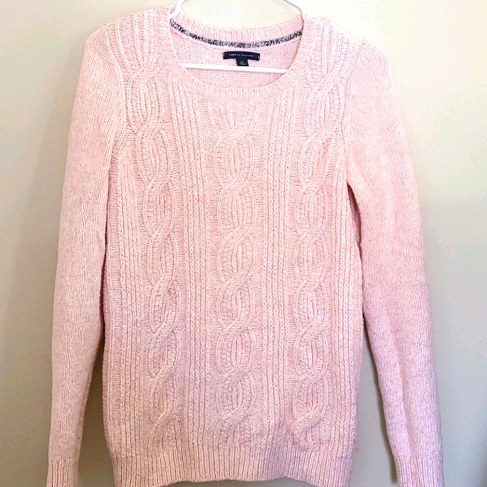 EUC Tommy Hilfiger Pink Sweater